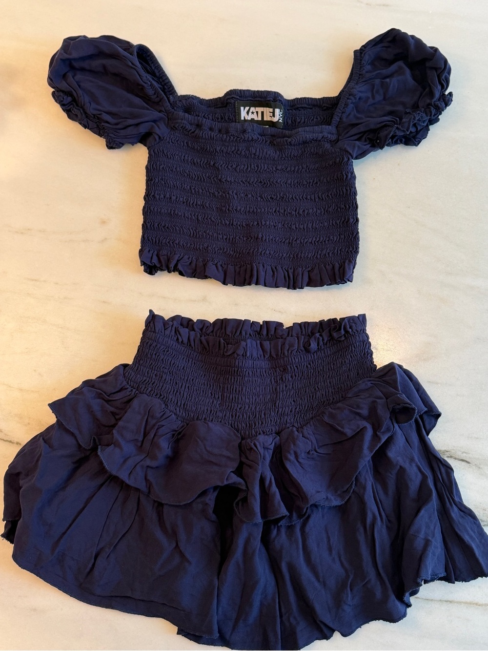 Katie J Brooke & Marlee matching skirt and top